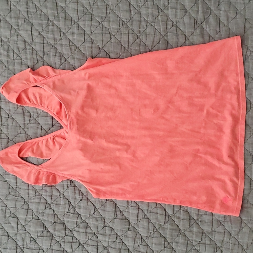 Lily pulitzer coral Pima cotton top size small